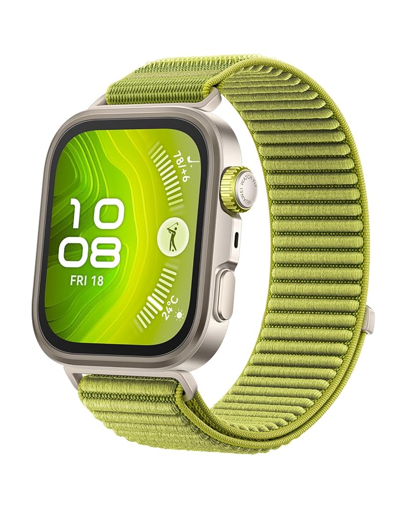 HUAWEI WATCH FIT 4 Pro スマートウォッチ 薄型軽量 ゴルフ機能 アウトドアに適した気圧計と測位システム