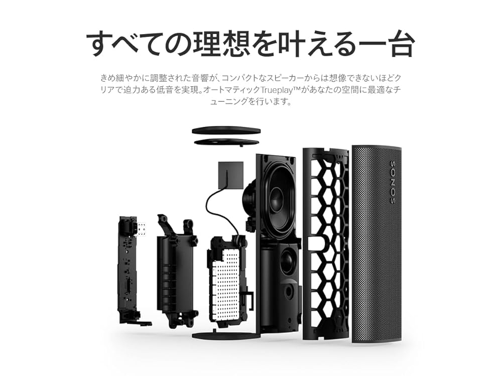 Sonos Roam2 スマートスピーカー Bluetooth5.2 Wi-Fi Apple AirPlay 2 画像6