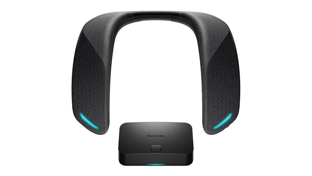 パナソニック ゲーミングネックスピーカー SC-GNW10S ワイヤレスモデル Bluetooth SOUNDSLAYER 4ch リアルサラウンド ボイスチャット ブラック
