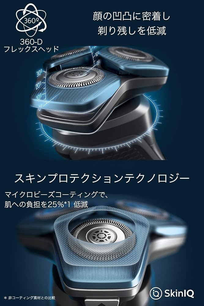 フィリップス 電気シェーバー 7000シリーズ 洗浄機付きモデル 電動 髭剃り 画像3