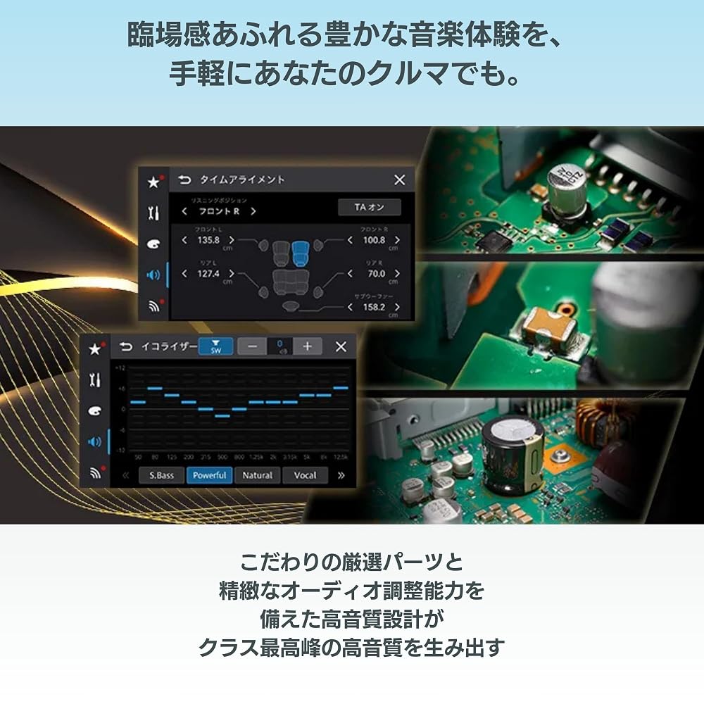 パイオニア カロッツェリア DMH-SF600 9インチ フローティング ディスプレイオーディオ 1DIN ワイヤレスCarPlay/Android Auto 画像6