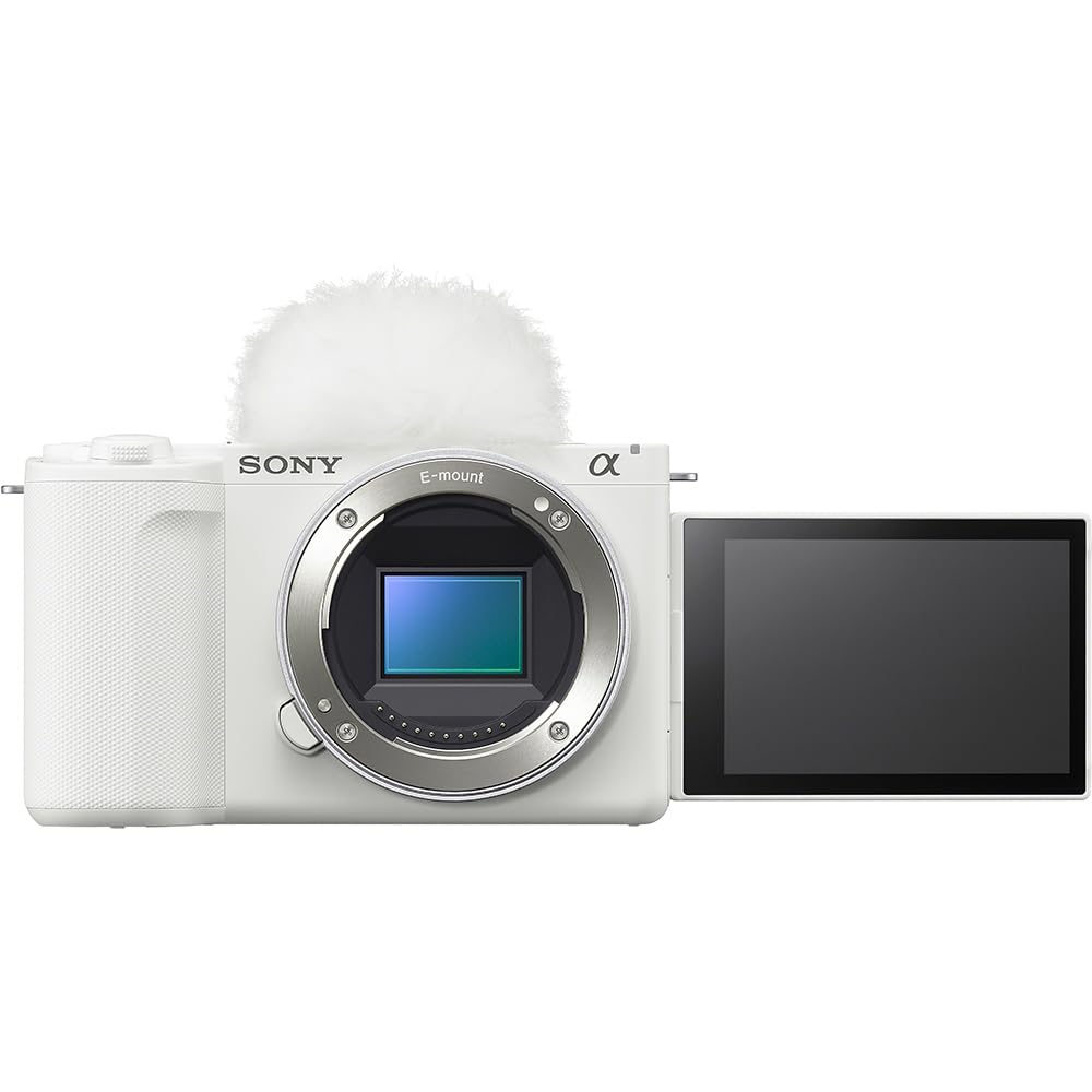 ソニー VLOGCAM ZV-E10M2 ボディ ホワイト APS-C ミラーレス一眼 Vlog用カメラ 約2600万画素 ウィンドスクリーン付属 ZV-E10M2 WQ