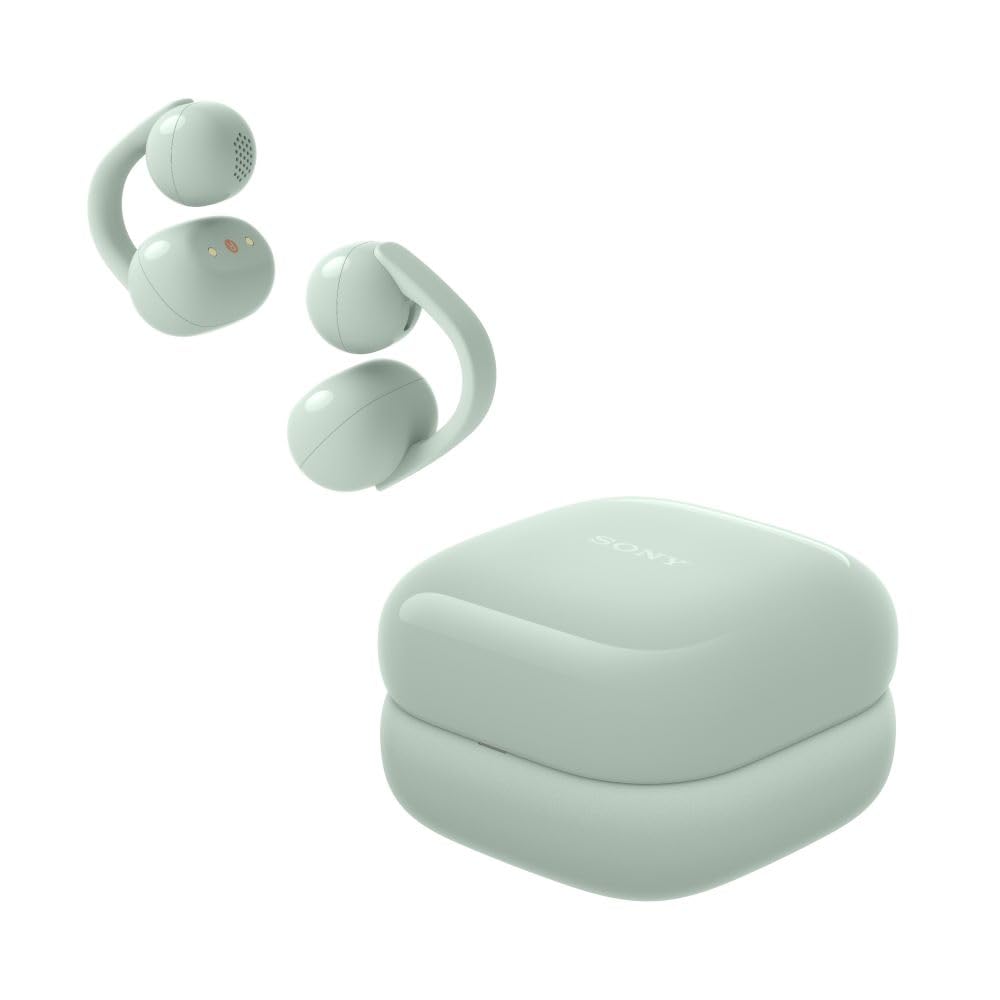Sony ソニー LinkBuds Clip WF-LC900 グリーン イヤーカフ型 ワイヤレスイヤホン 耳をふさがない 防滴 最大約37時間 WF-LC900 GZ