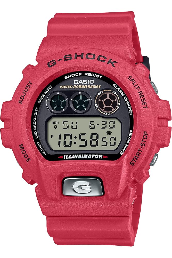 カシオ G-SHOCK DW-6900TR-4JR 30周年記念モデル メンズ腕時計 レッド 耐衝撃 20気圧防水 ジーショック