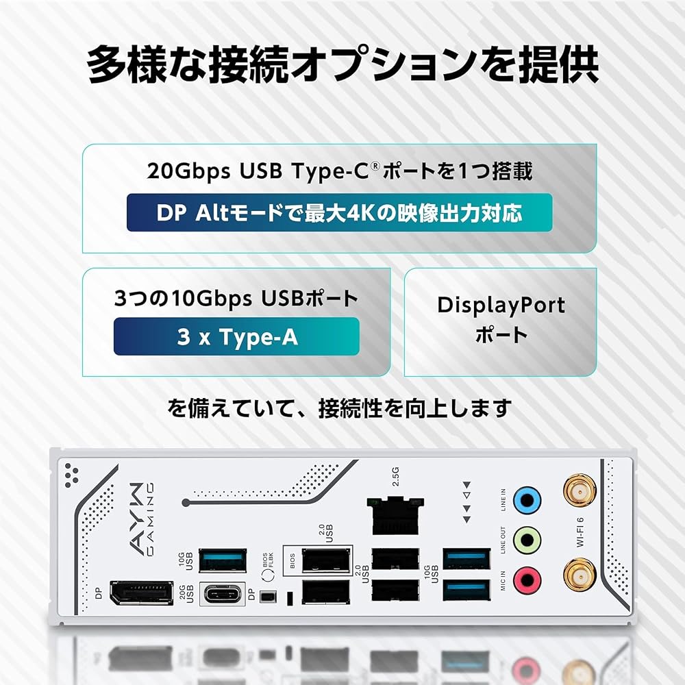 ASUS Z890 AYW GAMING WIFI W マザーボード LGA1851 Intel Core Ultra(シリーズ2)対応 Z890 DDR5 E-ATX 国内正規代理店品 画像6