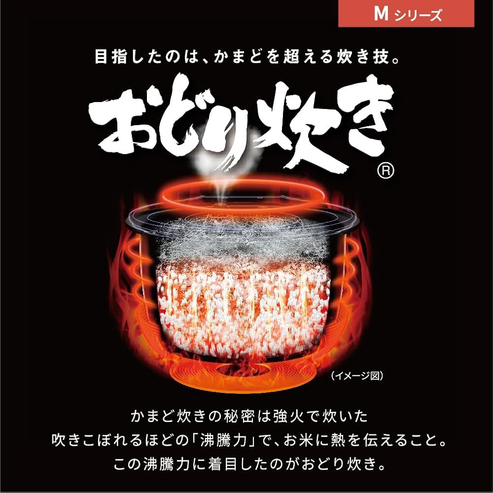 パナソニック 可変圧力IH炊飯器 5.5合 SR-M10A-T ブラウン おどり炊き 急減圧バルブ 5段全面IH ダイヤモンド竈釜 Panasonic 画像2