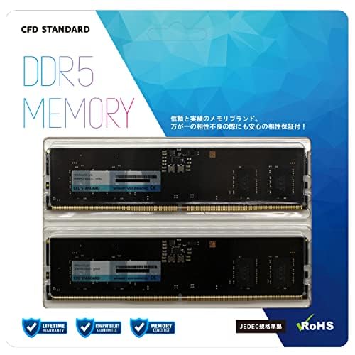 CFD Standard デスクトップPC用メモリ DDR5-5600 32GB×2枚 64GB 288pin 相性保証 W5U5600CS-32G