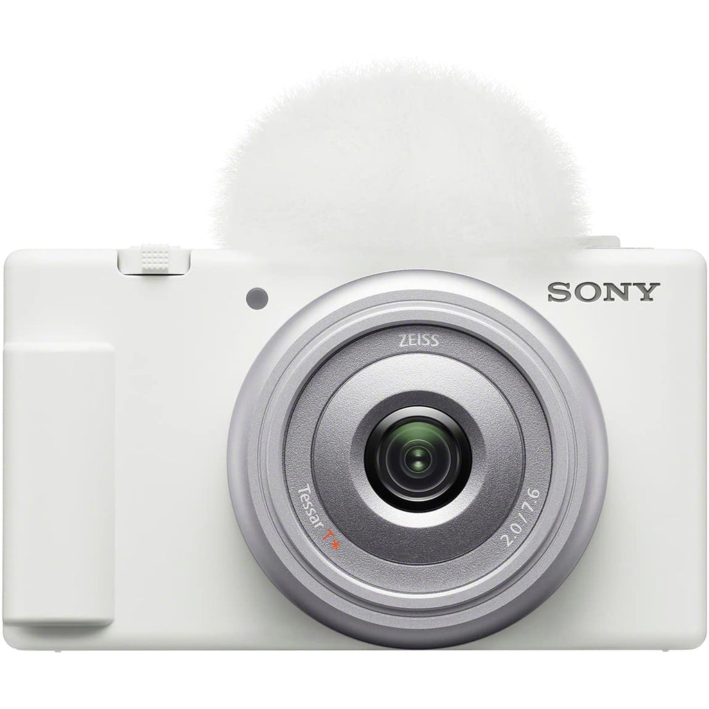 SONY(ソニー) コンパクトデジタルカメラ VLOGCAM Vlog用カメラ ZV-1F ボディ ウィンドスクリーン付属 20mm F2.0 単焦点レンズ ホワイト ZV-1F W