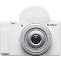 SONY(ソニー) コンパクトデジタルカメラ VLOGCAM Vlog用カメラ ZV-1F ボディ ウィンドスクリーン付属 20mm F2.0 単焦点レンズ ホワイト ZV-1F W