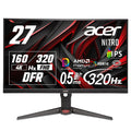 Acer Nitro 27インチ ゲーミングモニター 4K 160Hz/フルHD 320Hz デュアルモード IPS 0.5ms HDMI2.1 XV270KV4bmiiprx