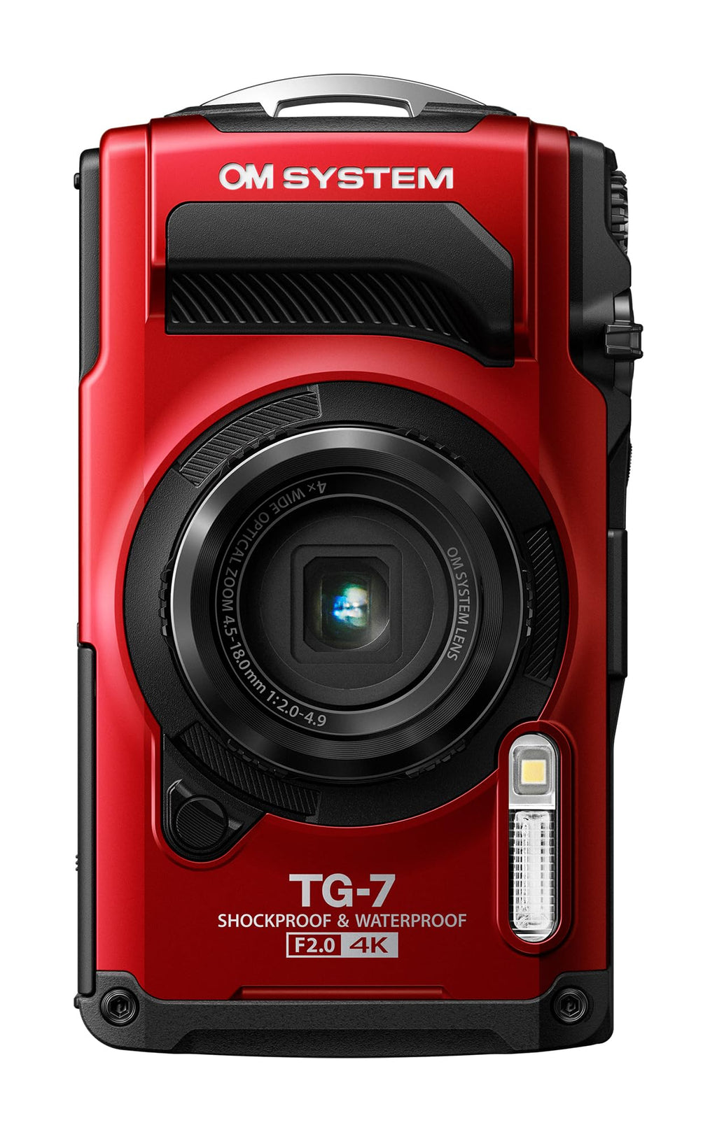 OM SYSTEM Tough TG-7 レッド コンパクトデジタルカメラ 防水15m 防塵 耐衝撃2.1m 耐低温 F2.0 顕微鏡モード 画像4