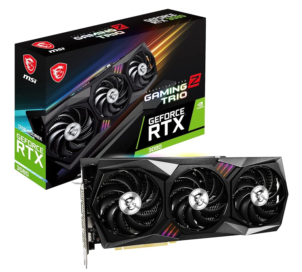 MSI GeForce RTX 3080 GAMING Z TRIO 12G LHR グラフィックスボード VD7960