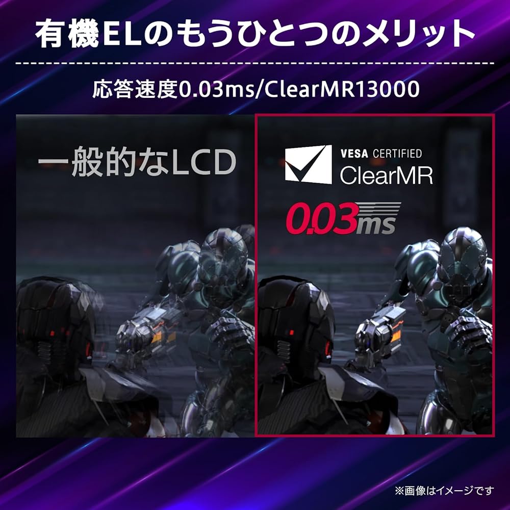 LG ゲーミングモニター UltraGear OLED 32GS95UV-W 31.5インチ/4K(3840×2160) 画像4