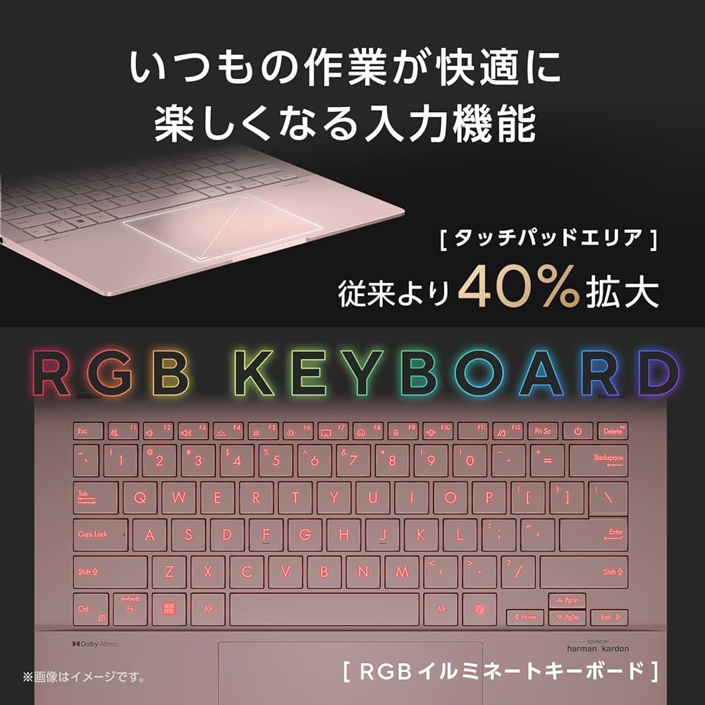 ASUS ノートパソコン Vivobook S 14 M5406KA 14インチ AMD Ryzen AI 5 340 メモリ16GB SSD 512GB 画像5
