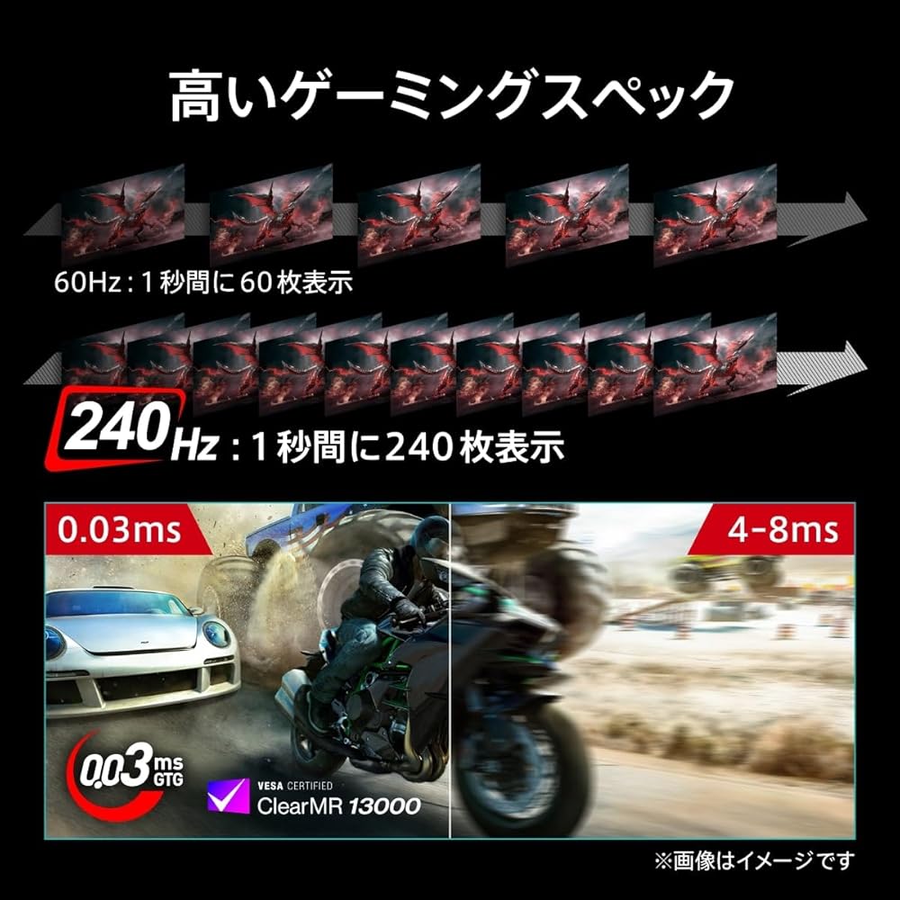 MSI QD-OLED ゲーミングモニター MPG 321URXW QD-OLED 31.5インチ/4K UHD/QD-OLEDパネル/240Hz/0.03ms(GTG 画像4