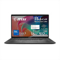 MSI ノートパソコン Modern Office搭載 Windows11 Modern 15 F1MX 15.6インチ Core 5 120U メモリ 16GB SSD 512GB Modern-15-F1MXG-5213JP