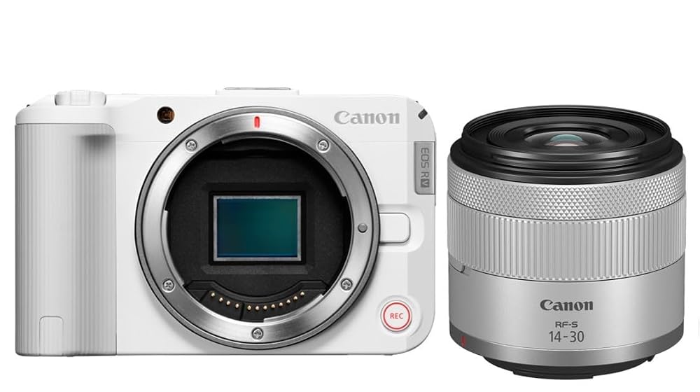 キヤノン Canon EOS R50 V RF-S14-30 IS STM PZ レンズキット ホワイト APS-C ミラーレスカメラ 画像2