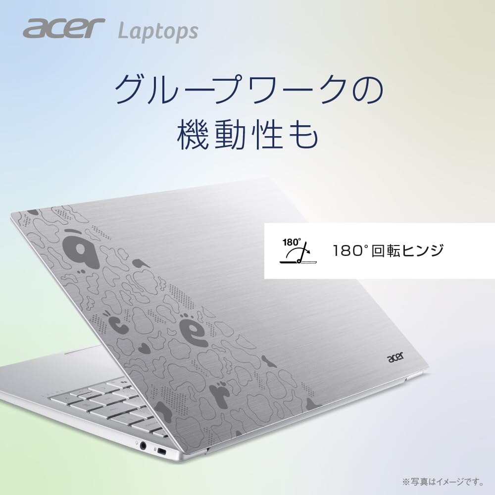 Acer エイサー Swift Lite 14 AI SFL14-54M-F76Y ライトシルバー 14インチ ノートパソコン Core Ultra 7 155U 16GB SSD512GB 画像6