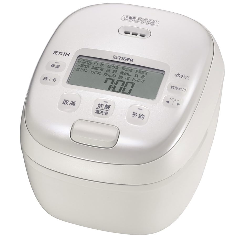 JRI-B100-W(ホワイト) 炊きたて 圧力IHジャー炊飯器 5.5合