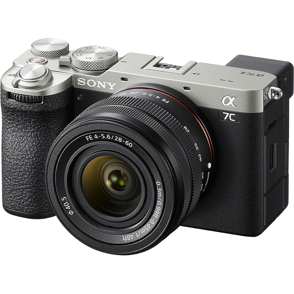 ソニー SONY α7C II ズームレンズキット ILCE-7CM2L S シルバー フルサイズミラーレス一眼カメラ FE 28-60mm F4-5.6付 約3300万画素