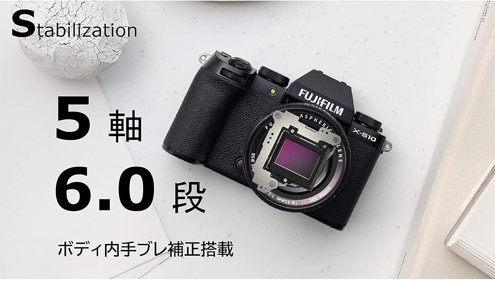 富士フイルム(FUJIFILM) ミラーレスデジタルカメラ X-S10 Wズームレンズキット F X-S10LK-1545/50230 ブラック 画像4