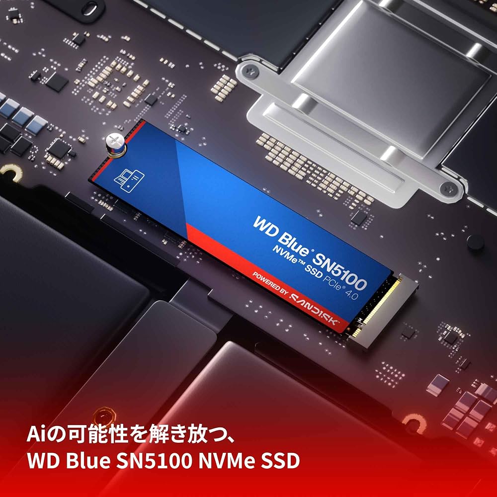 SanDisk 内蔵SSD 4TB WD Blue SN5100 M.2-2280 NVMe PCIe Gen4.0 x4 PS5 メーカー動作確認 画像3