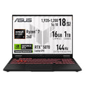 ASUS ゲーミングノートPC TUF Gaming A18 FA808UP 18インチ GeForce RTX 5070 AMD Ryzen 7 260 メモリ 16GB SSD 1TB