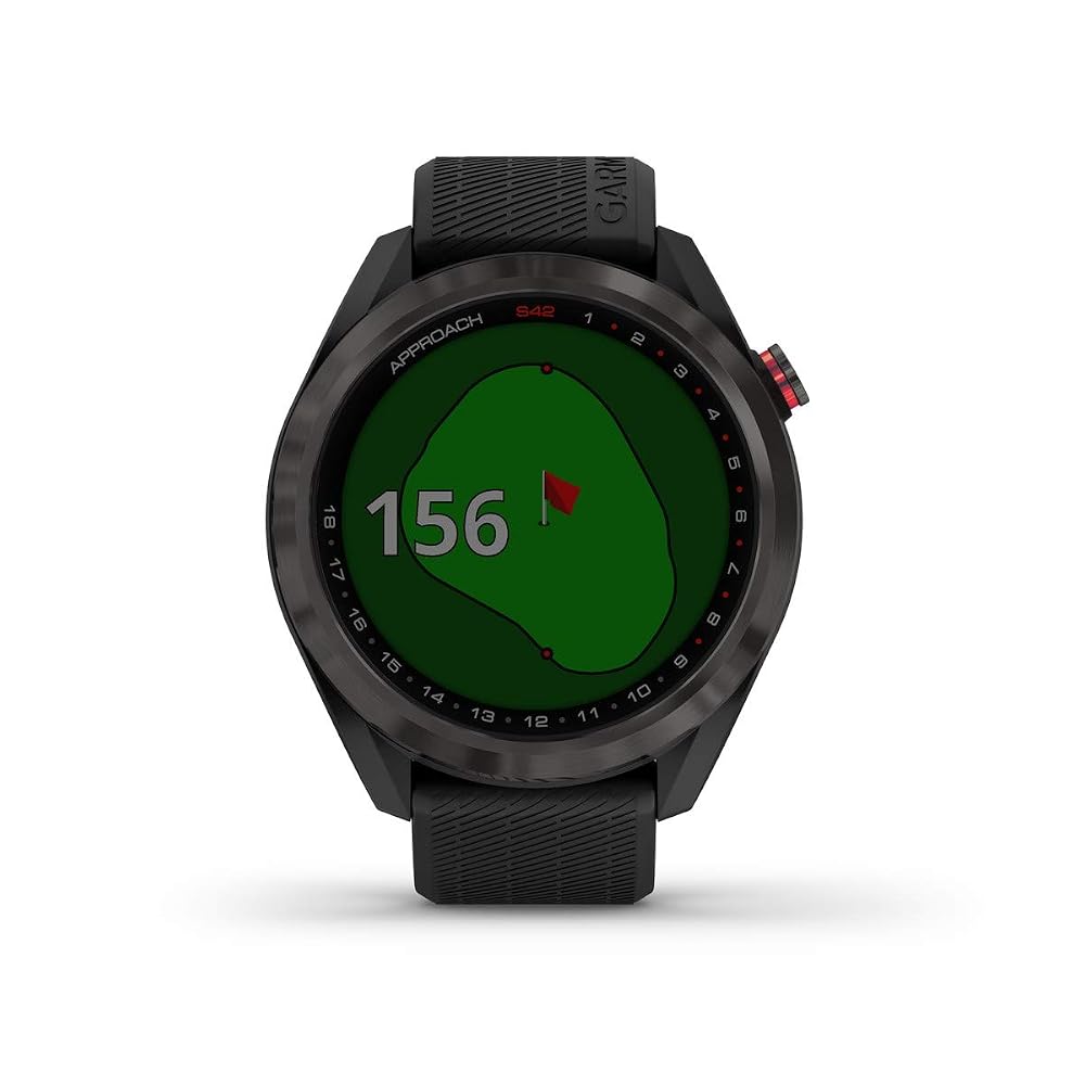 GARMIN(ガーミン) ゴルフナビ GPS Approach S42 ブラック【日本正規品】 010-02572-20 小