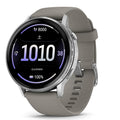 GARMIN(ガーミン)Venu 4 Silver/Gray 45mm スマートウォッチ AMOLED ディスプレイ ロングバッテリー 健康 フィットネス ワークアウト Suica対応