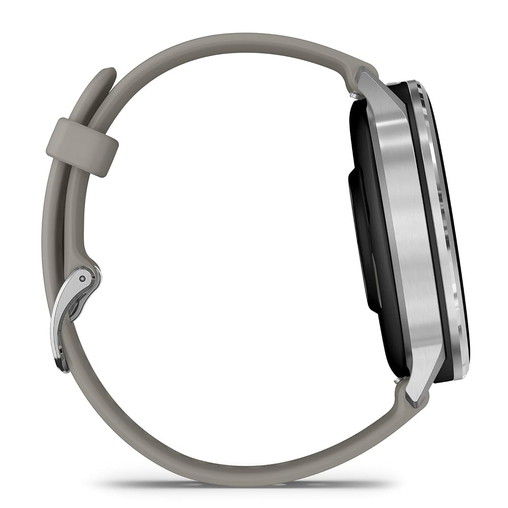 GARMIN(ガーミン)Venu 4 Silver/Gray 45mm スマートウォッチ AMOLED ディスプレイ ロングバッテリー 健康 フィットネス ワークアウト Suica対応