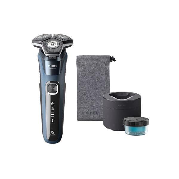 PHILIPS S5880/60 セルリアンブルー 5000シリーズ [ウェット&ドライ電気シェーバー (回転式・充電式) ]