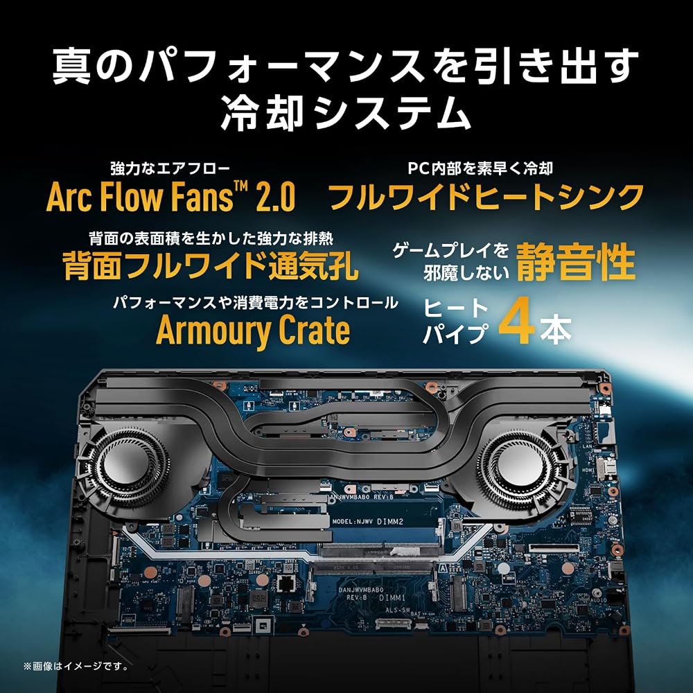 ASUS ゲーミングノートPC TUF Gaming A16 FA608PM 16インチ RTX 5060 AMD Ryzen 9 8940HX メモリ 16GB SSD 512GB