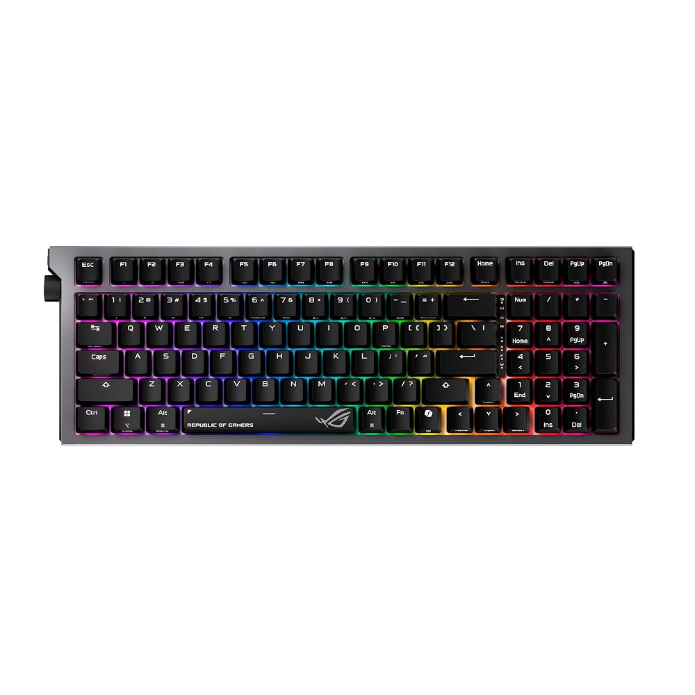 ASUS ROG Strix Morph 96 Wireless Gaming Keyboard ブラック / 96%レイアウトゲーミングキーボード/メカニカルスイッ