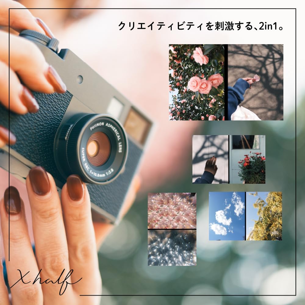 富士フイルム(FUJIFILM) コンパクトデジタルカメラ X-half ブラック F X-HF1-B JP 二言語対応