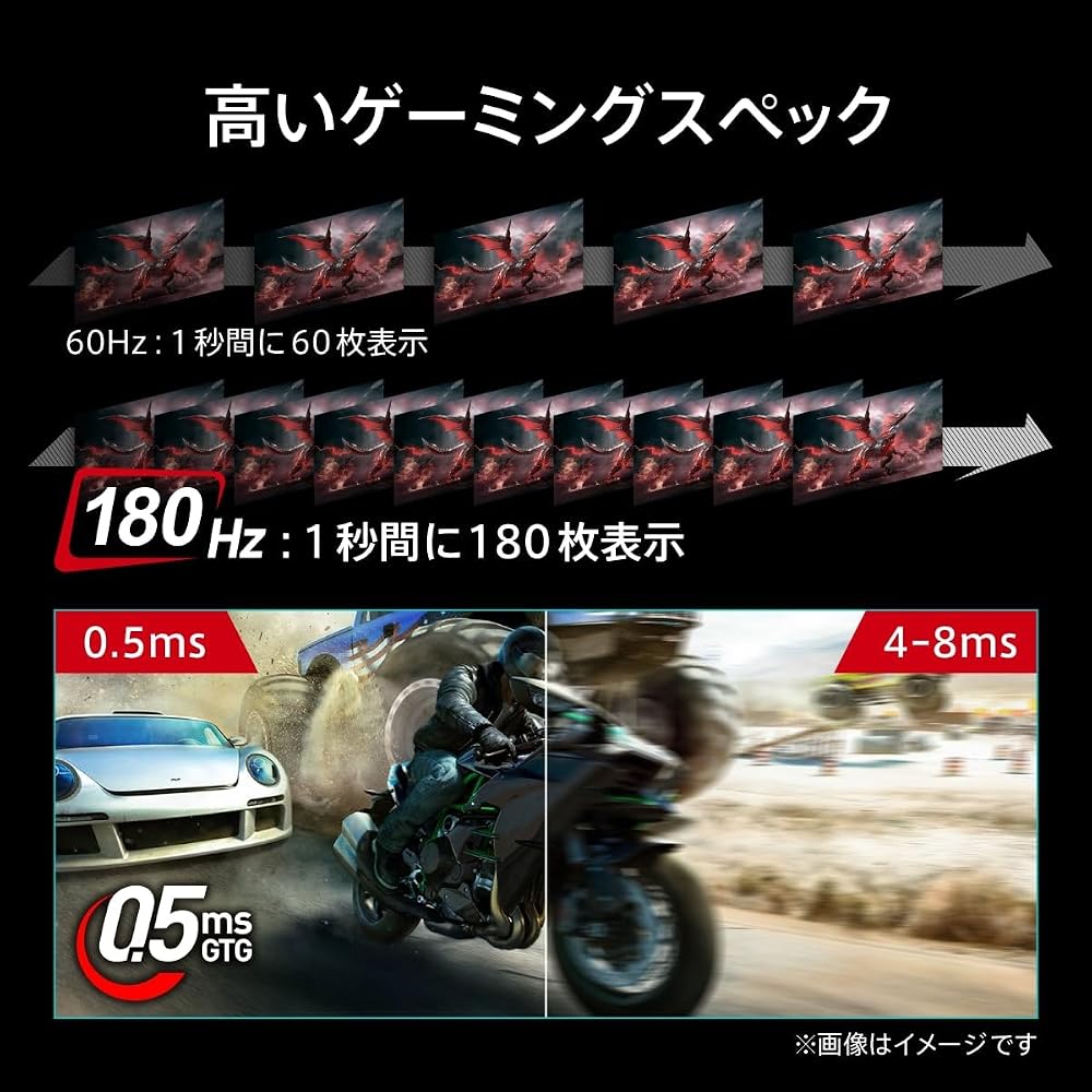 MSI ゲーミングモニター MAG 27CQ6PF 27インチ/湾曲/WQHD/RAPID VA/180Hz/0.5ms(GTG)/AMD FreeSync/HDR/HDMI 2.0b/DP1.4/チルト・高さ調整/メーカー3年保証 画像5
