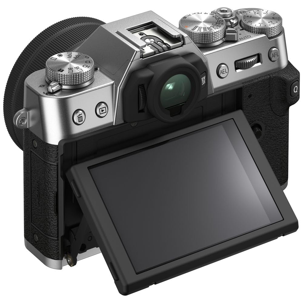 富士フイルム FUJIFILM X-T30 II XC15-45mmレンズキット シルバー ミラーレス一眼 APS-C 約2610万画素 日英2言語設定モデル 画像3