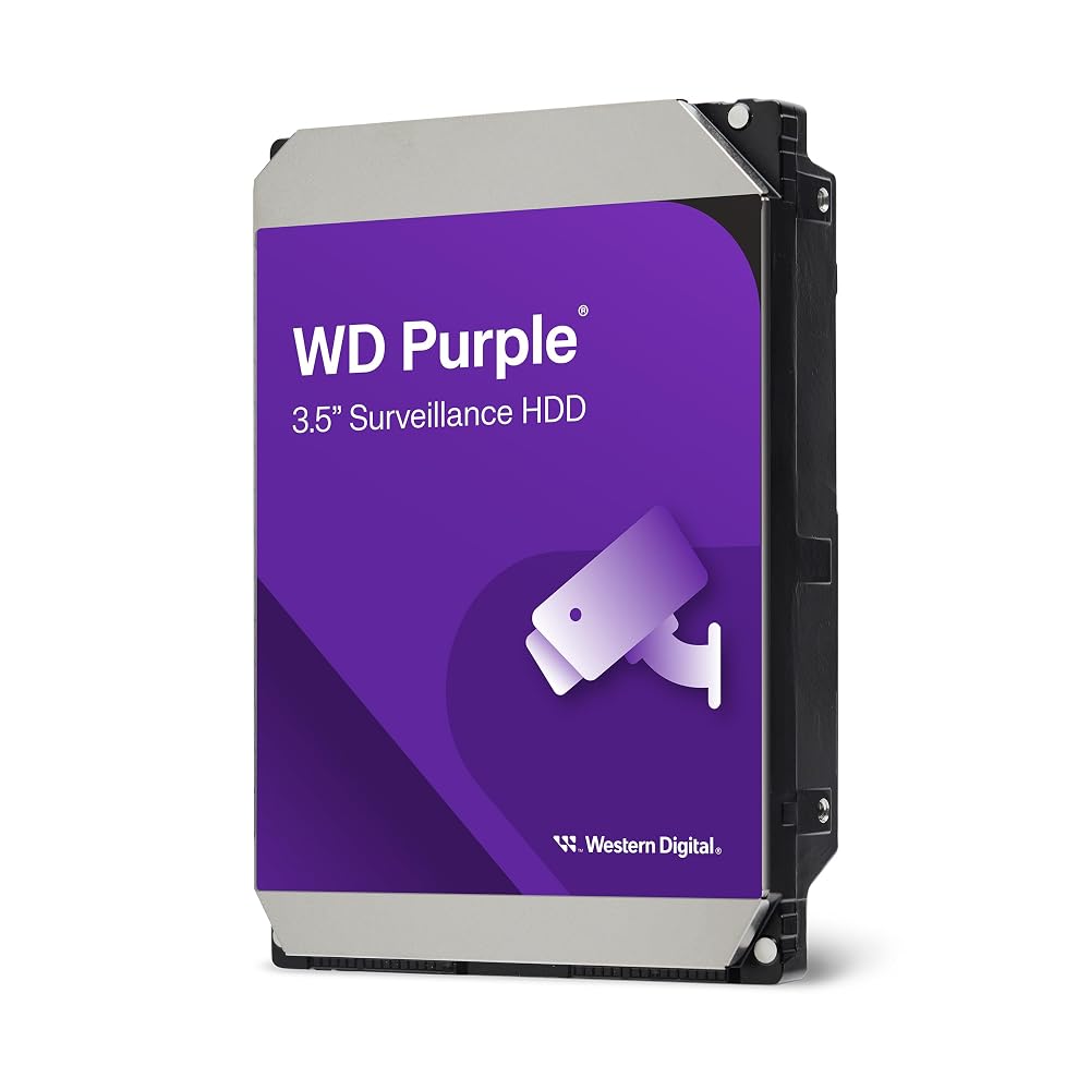 ウエスタンデジタル WD Purple WD64PURZ 6TB 3.5インチ 内蔵HDD SATA 6Gb/s 256MB CMR 5400rpm 監視システム用