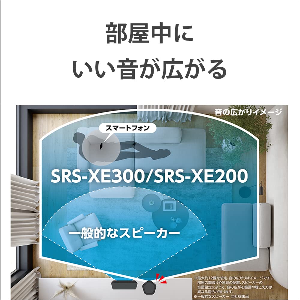 ソニー SONY SRS-XE200 LC ブルー Bluetoothスピーカー 防水・防じんIP67 ハンズフリー通話 画像4