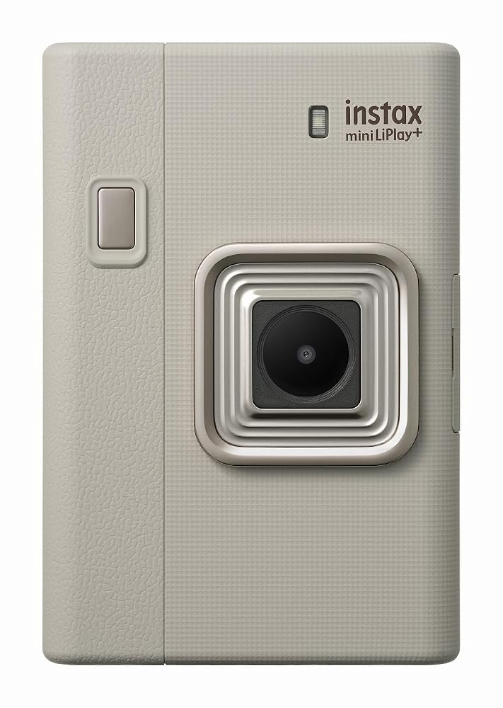 富士フイルム チェキ instax mini LiPlay+ サンドベージュ ハイブリッドインスタントカメラ セルフィーカメラ搭載 画像2