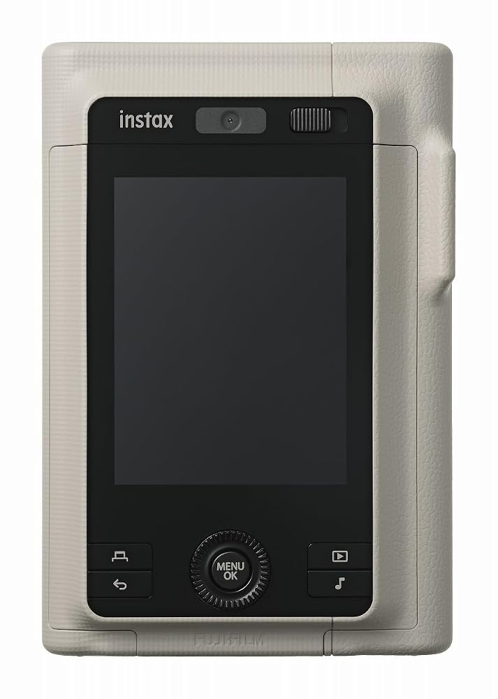 富士フイルム チェキ instax mini LiPlay+ サンドベージュ ハイブリッドインスタントカメラ セルフィーカメラ搭載 画像4