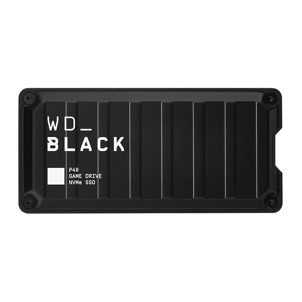 Western Digital WD_BLACK P40 Game Drive SSD 2TB WDBAWY0020BBK-WESN ポータブルSSD USB3.2 Gen2x2 RGB