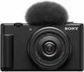 ソニー SONY VLOGCAM ZV-1F ブラック Vlog用デジタルカメラ 1.0型 約2010万画素 20mm F2.0 ウインドスクリーン付属