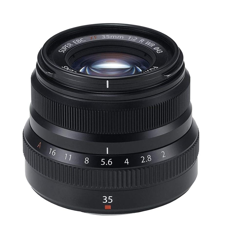 富士フイルム FUJIFILM フジノン XF35mmF2 R WR ブラック 標準単焦点レンズ Xマウント 防塵防滴耐低温 約170g