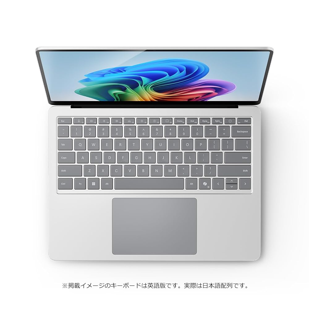 マイクロソフト ノートパソコン Surface Laptop 第7世代 13.8インチ Snapdragon X Elite メモリ16GB SSD1TB プラチナ ZXX-00020 画像3