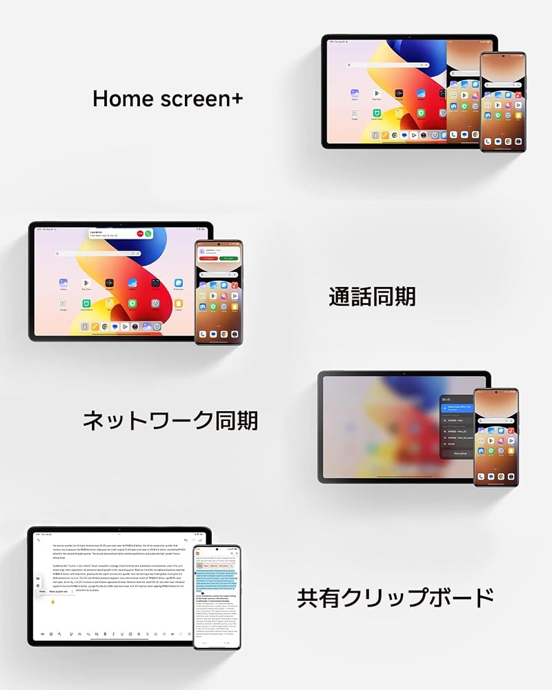 シャオミ Xiaomi Redmi Pad 2 Pro 5Gセルラー 6GB+128GB 12.1インチ タブレット 日本語版 グラファイトグレー 画像6