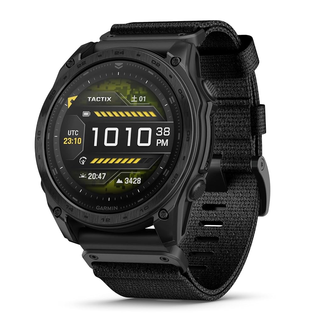 ガーミン GARMIN tactix 8 AMOLED 51mm GPSスマートウォッチ ミリタリー タクティカル Suica対応 心電図 ブラック 010-03406-12