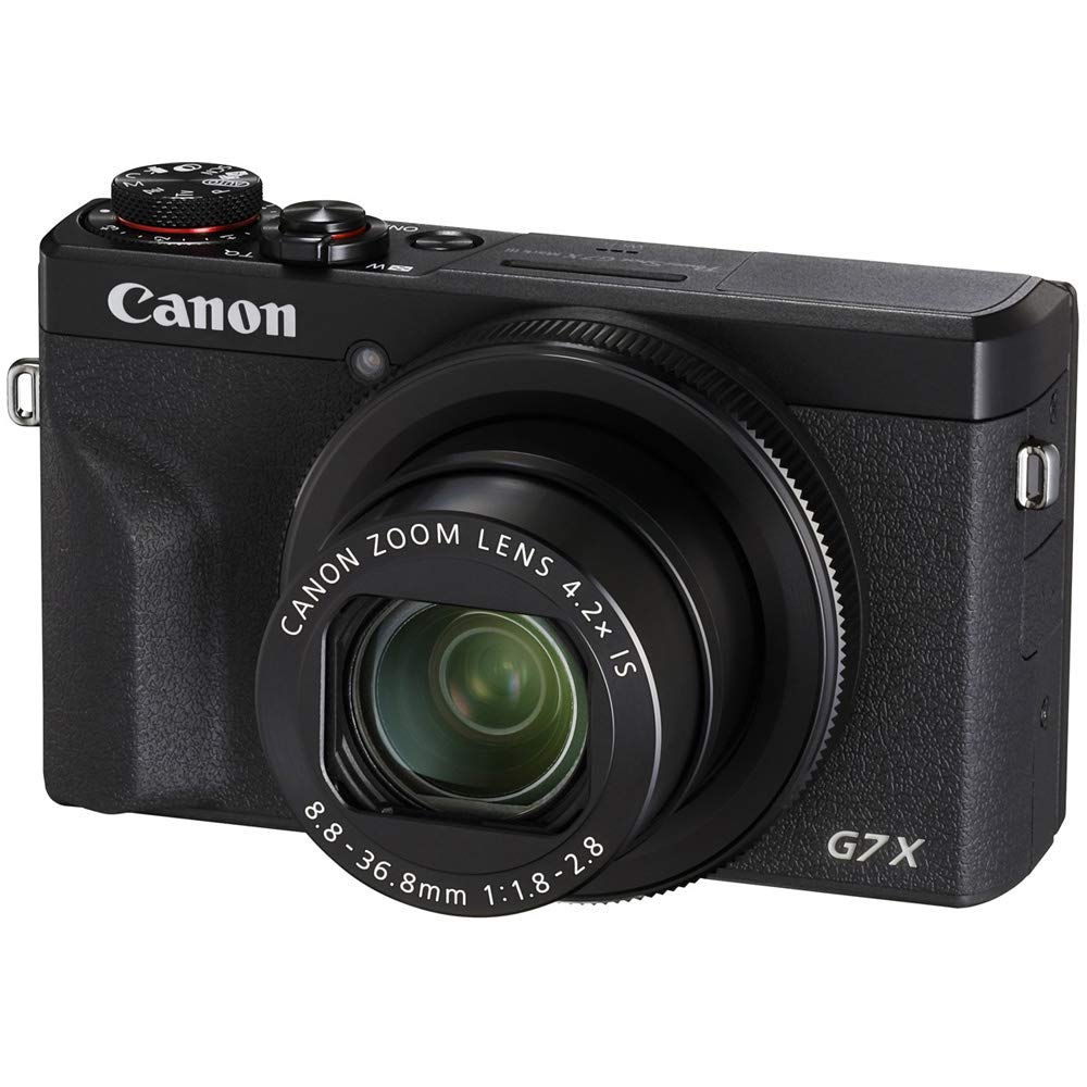キヤノン コンパクトデジタルカメラ PowerShot G7 X Mark III ブラック 1.0型 4K動画 光学4.2倍 PSG7XMARKIII(BK)