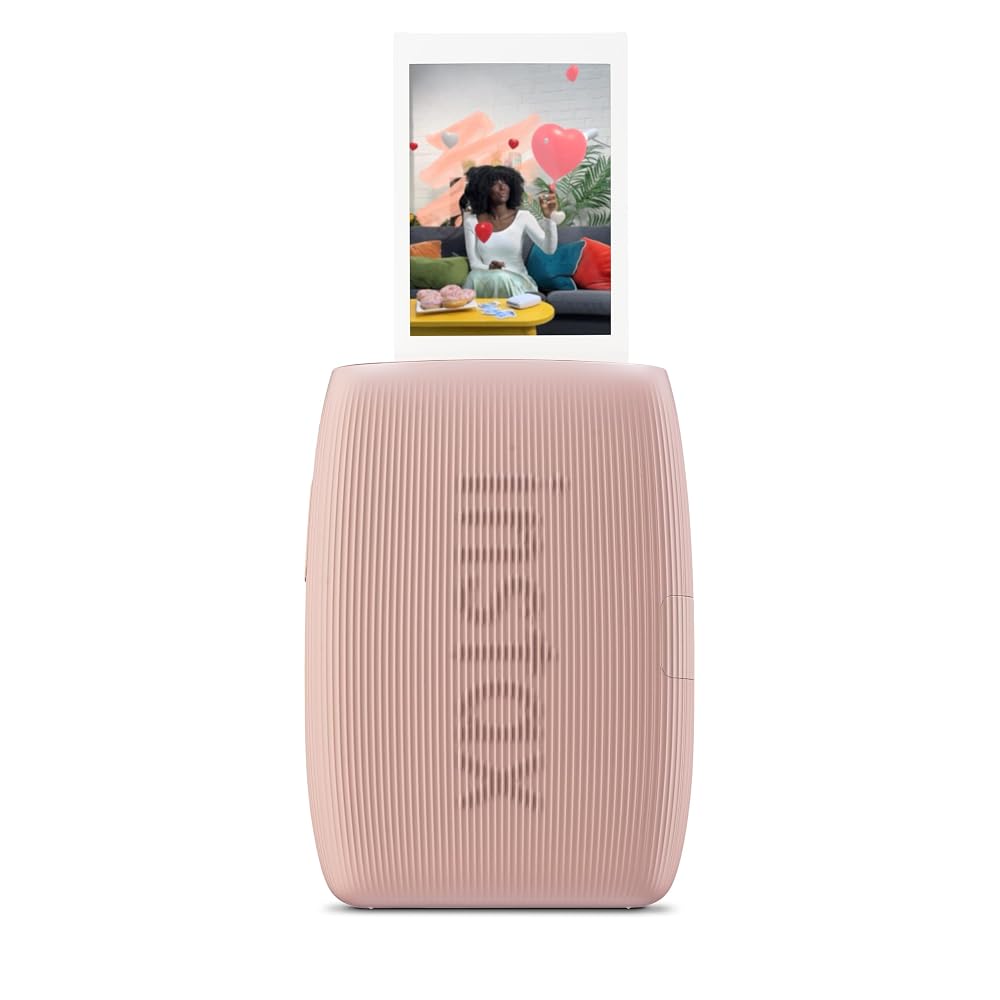 富士フイルム チェキ スマホプリンター instax mini Link3 フォトプリンター ローズピンク INS MINI LINK3 R PINK 画像2