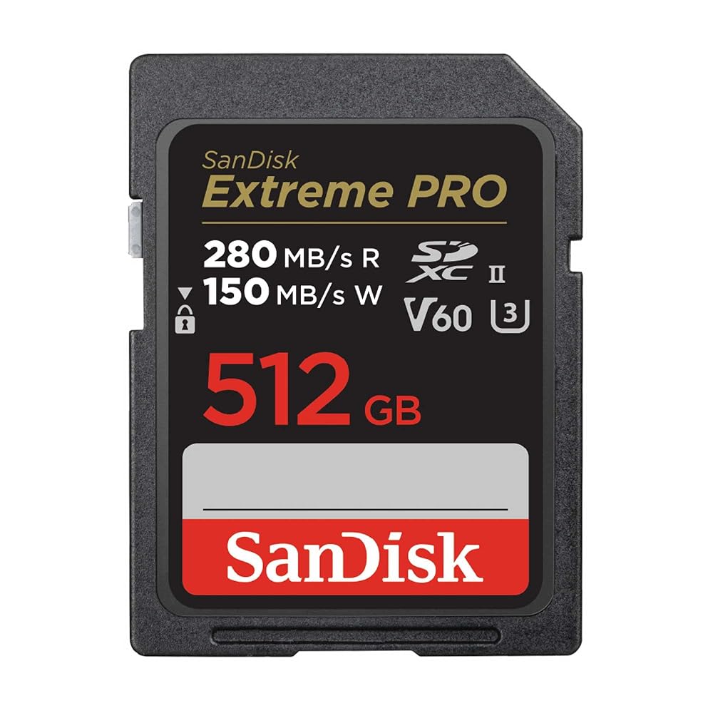 サンディスク SDカード 512GB SDXC Extreme PRO UHS-II V60 U3 Class10 読取最大280MB/s SanDisk SDSDXEP-512G-GHJIN