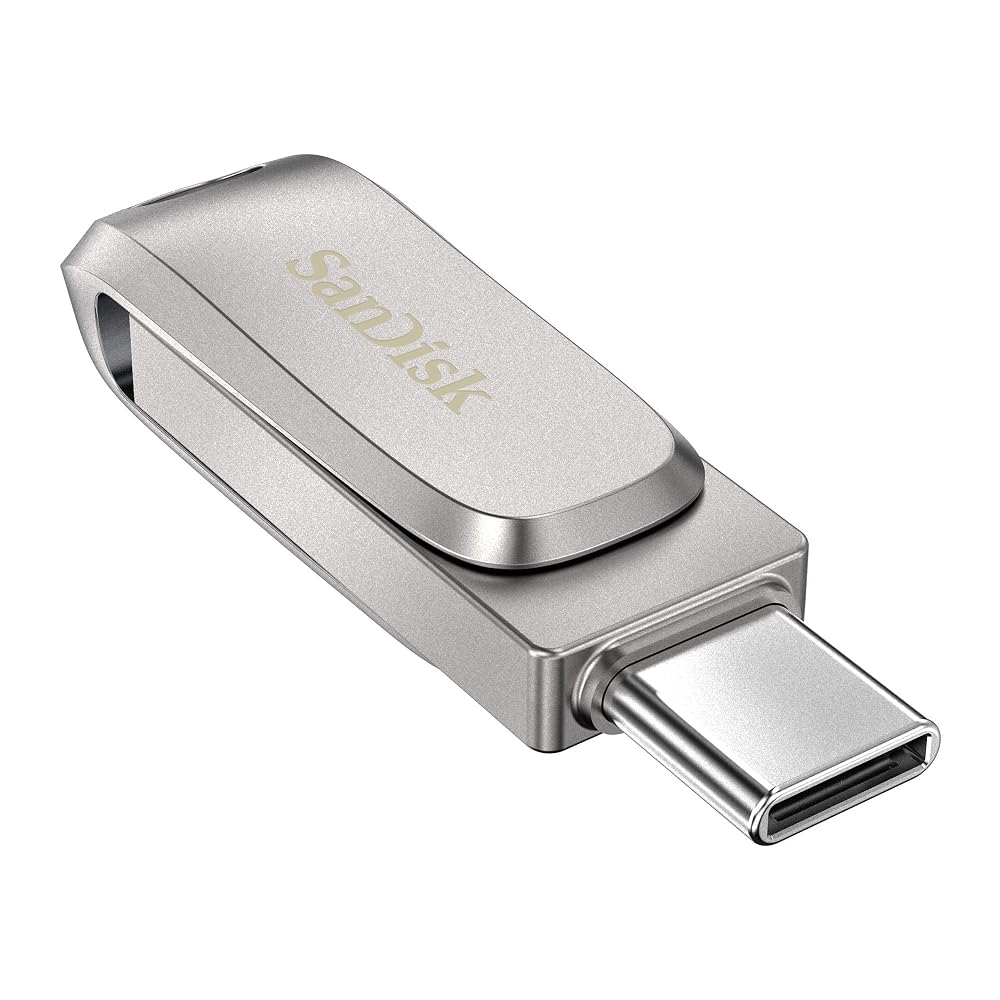サンディスク USBメモリ 1TB Ultra Dual Drive Luxe Type-C/Type-A両対応 メタル シルバー SDDDC4-1T00-G46